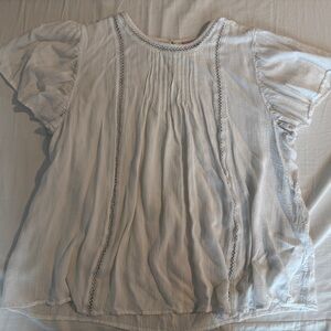 Knox Rose White Textured Blouse